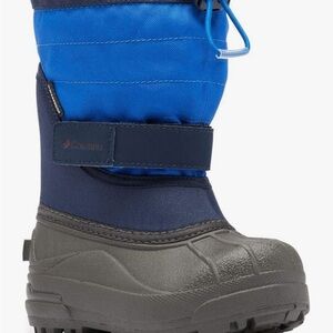 Columbia Blue and Gray Powderbug Plus Toddler Snow Boots - Size 5 - New